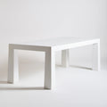 Biały prostokątny stół 120 x 80 x 75 cm z płyty MDF