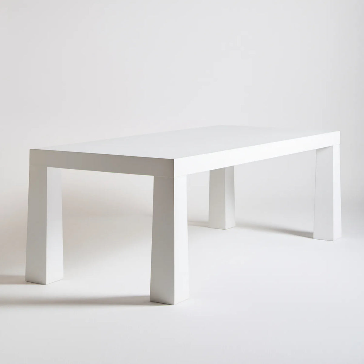 Biały prostokątny stół 120 x 80 x 75 cm z płyty MDF
